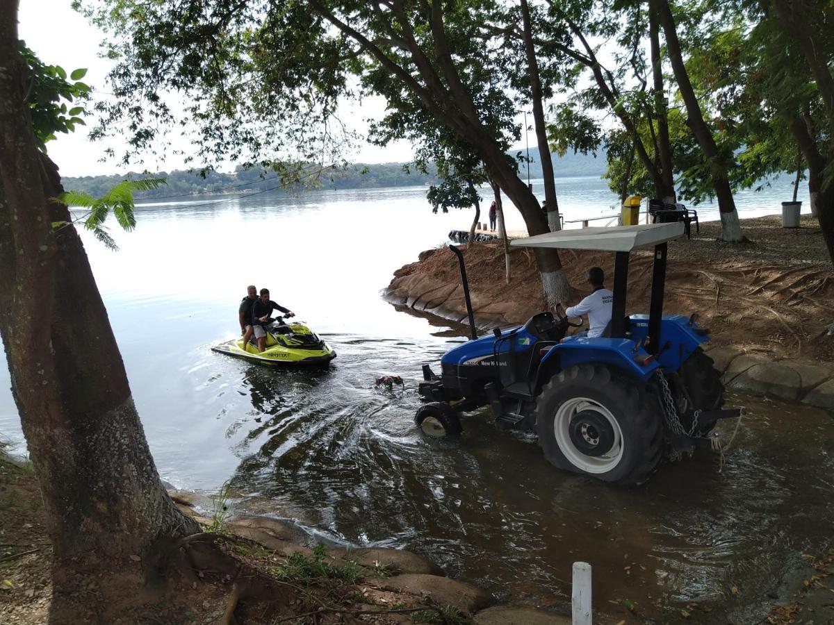 Apartamento Do Lago, Com Churrasqueira Privativa , Cozinha , Internet Banda Larga, Rampa Barco E Jet, Pesqueiro - B101 Caldas Novas Buitenkant foto